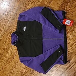 NWT - The North Face Purple and Black Retro Denali Jacket